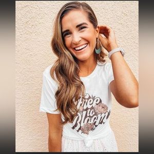 Nickel & Suede x Charlie Hustle Free to Bloom Tee 2X